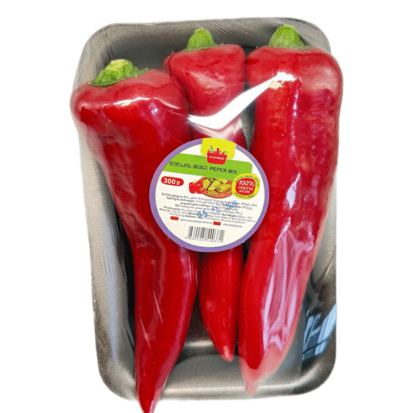 ბულგარული წიწაკა (წითელი) (ეკოფერმა) 300გრ